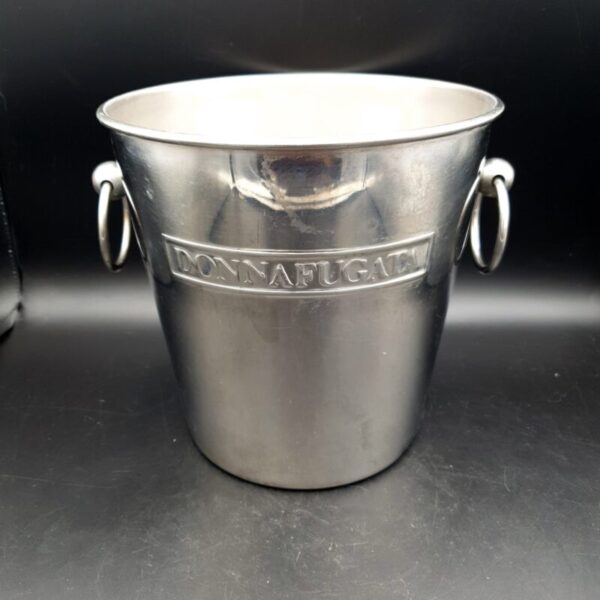 Donnafugata Italian sparkling wine branded champagne ice bucket