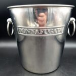 Donnafugata Italian sparkling wine branded champagne ice bucket
