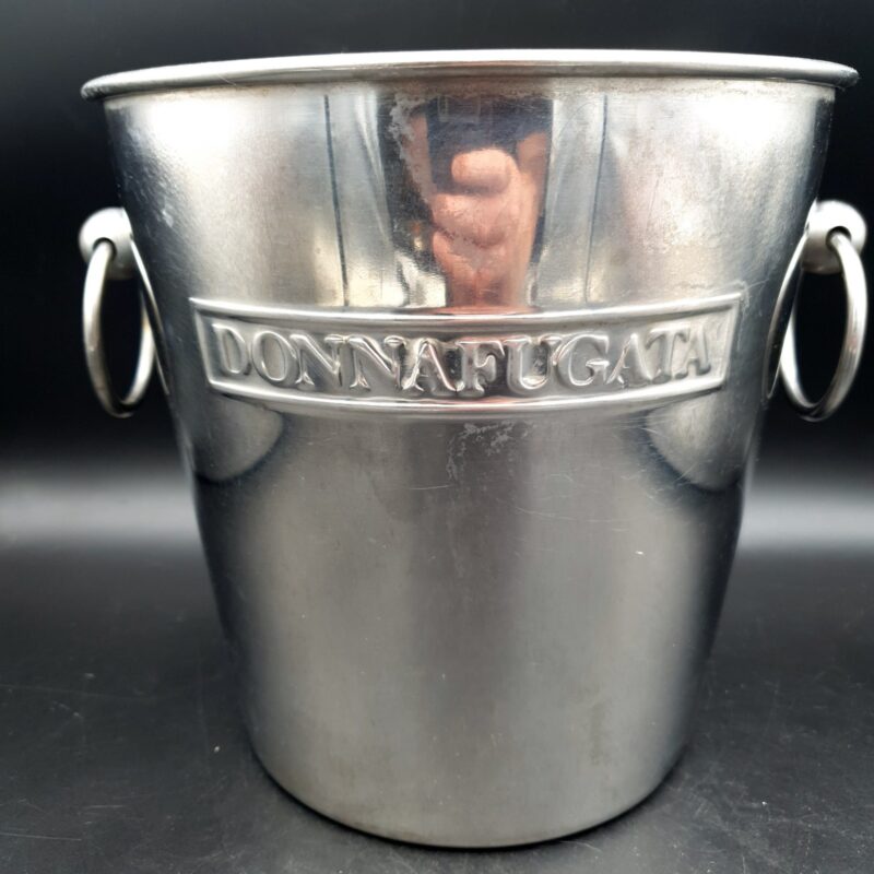 Donnafugata Italian sparkling wine branded champagne ice bucket
