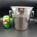 Donnafugata Italian sparkling wine branded champagne ice bucket