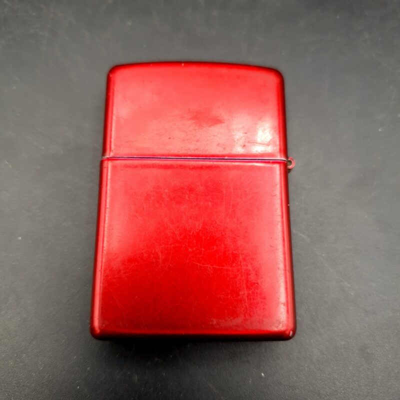 Red Zippo Mazzi Freedom Watch lighter dated A 09 2009 with decorative front design