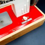 Vintage 1960s Müller Regina Model 730/2 battery-operated toy sewing machine