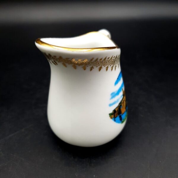 Vintage Apilco French porcelain cream jug depicting Avignon and Pont Saint-Bénézet