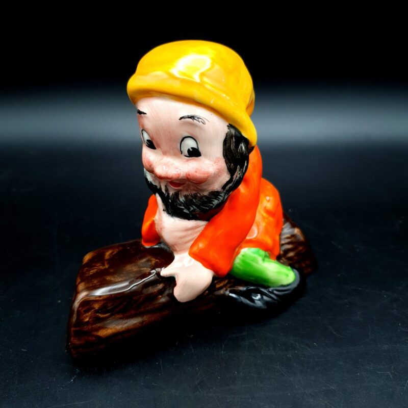 Set of four vintage J. H. Weatherby Hanley pottery dwarf figurines