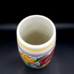 Vintage Poole Pottery Vase bird design C1950s H23cm Floral 770g