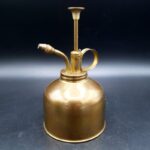 Vintage Brass Plant watering mist pump house plant watering can H15cm x D8.5cm