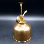 Vintage Brass Plant watering mist pump house plant watering can H15cm x D8.5cm