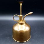 Vintage Brass Plant watering mist pump house plant watering can H15cm x D8.5cm