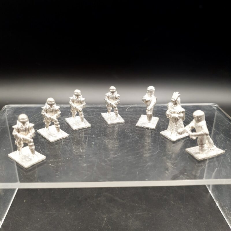 Minifigs Science Fiction 5mm SF7 SF8 Vertos Robonan SF31 SF32 Earth Federation