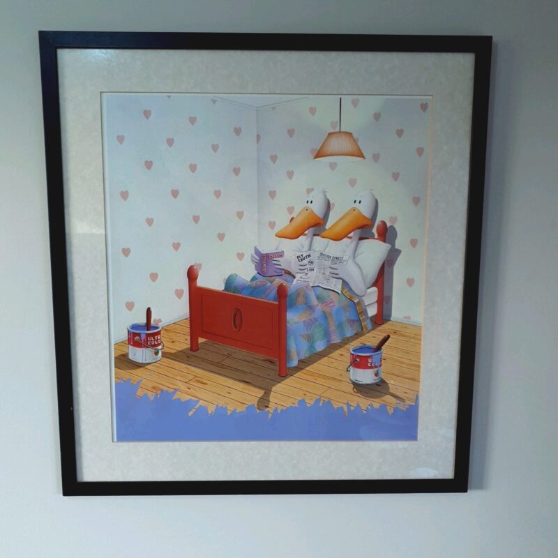 Michael Bedard Living Together 1984 Duck Poster Art Print H60cm Read Description