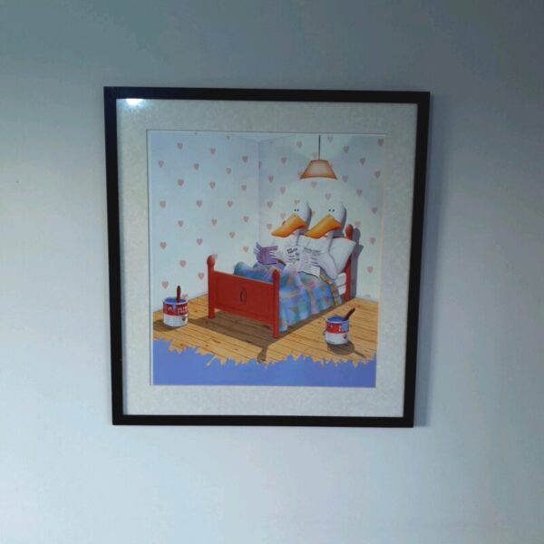Michael Bedard Living Together 1984 Duck Poster Art Print H60cm Read Description