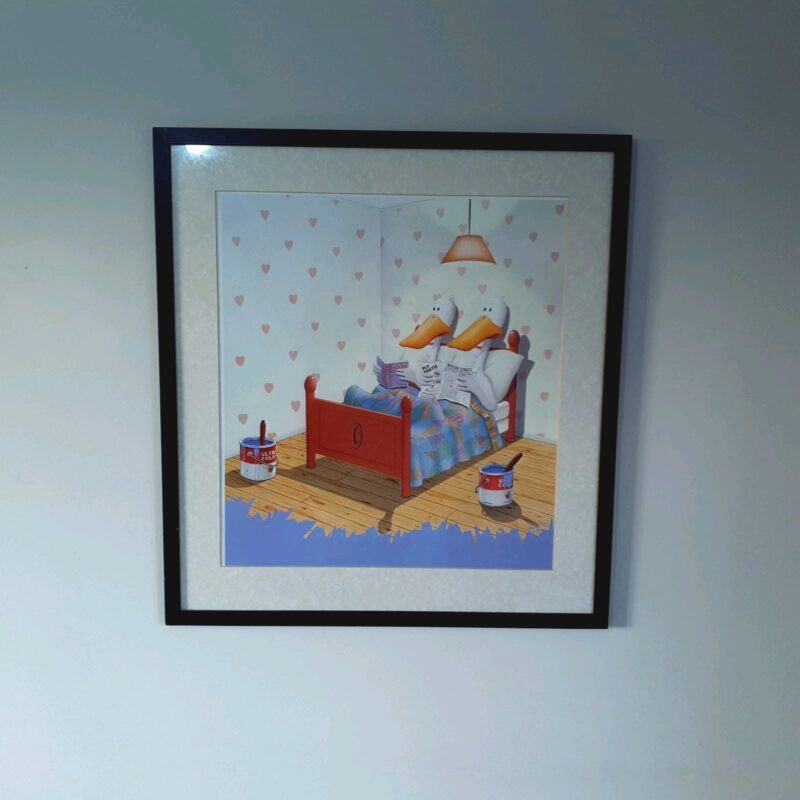 Michael Bedard Living Together 1984 Duck Poster Art Print H60cm Read Description