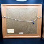 Andrew King signed watercolour Figures on the Beach in a landscape frame