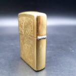 Vintage ZIPPO Brass Venetian Lighter Dated J V 1989 Bradford PA USA