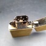 Vintage ZIPPO Brass Venetian Lighter Dated J V 1989 Bradford PA USA