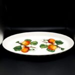 Portmeirion Pomona Roman Apricot Large L47cm serving dish platter 1570g C1980s