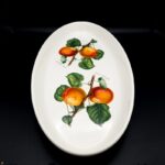 Portmeirion Pomona Roman Apricot Large L47cm serving dish platter 1570g C1980s