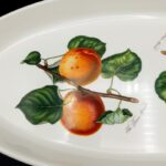 Portmeirion Pomona Roman Apricot Large L47cm serving dish platter 1570g C1980s