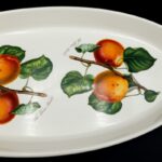 Portmeirion Pomona Roman Apricot Large L47cm serving dish platter 1570g C1980s