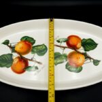 Portmeirion Pomona Roman Apricot Large L47cm serving dish platter 1570g C1980s