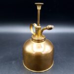 Vintage Brass Plant watering mist pump house plant watering can H15cm x D8.5cm