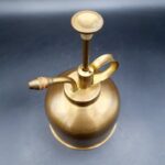Vintage Brass Plant watering mist pump house plant watering can H15cm x D8.5cm