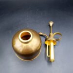 Vintage Brass Plant watering mist pump house plant watering can H15cm x D8.5cm