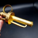 Vintage Brass Plant watering mist pump house plant watering can H15cm x D8.5cm