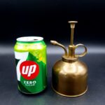 Vintage Brass Plant watering mist pump house plant watering can H15cm x D8.5cm